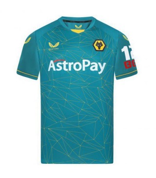 Wolverhampton Wanderers Wolves Away Soccer Jerseys Men's Football Shirts Uniforms 2022-2023